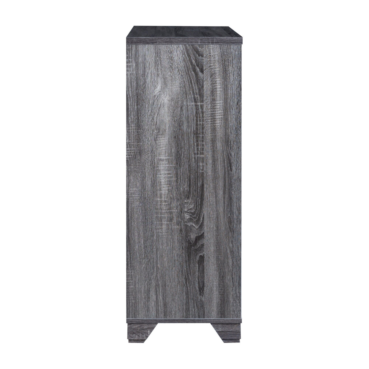Furniture of America Garrett 31-in x 40-in Gray Rectangle Bar Cabinet
