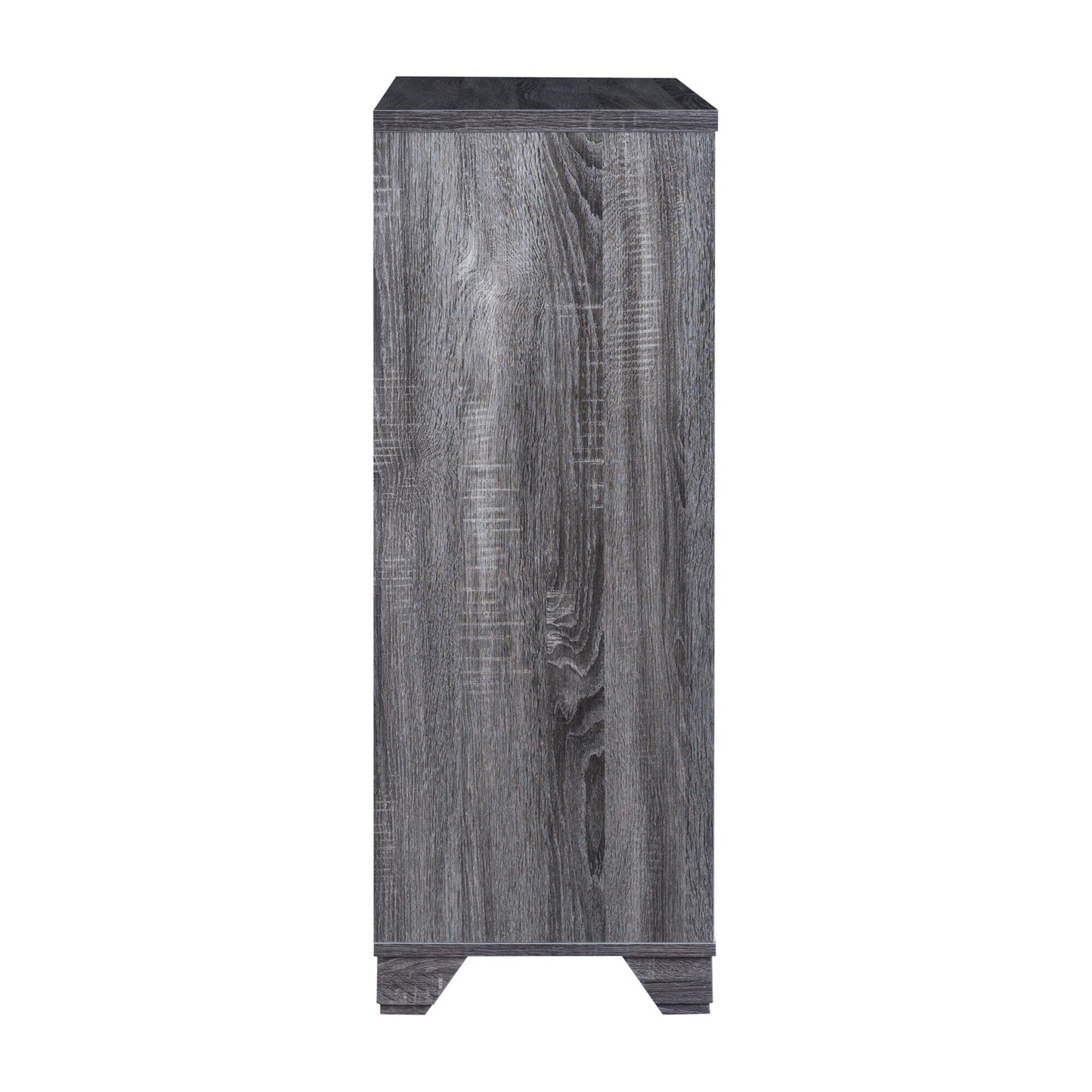 Furniture of America Garrett 31-in x 40-in Gray Rectangle Bar Cabinet