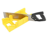 Blue Hawk 14-in Blade x 2.25-in Depth ABS Plastic Miter Box with Back Saw