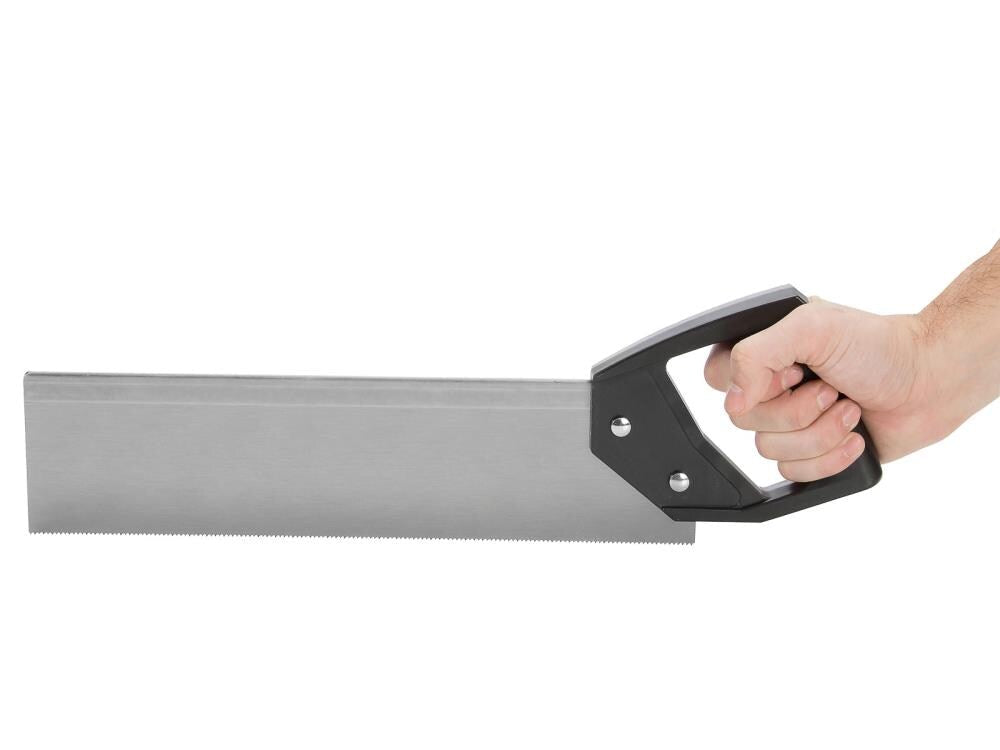 Blue Hawk 14-in Blade x 2.25-in Depth ABS Plastic Miter Box with Back Saw