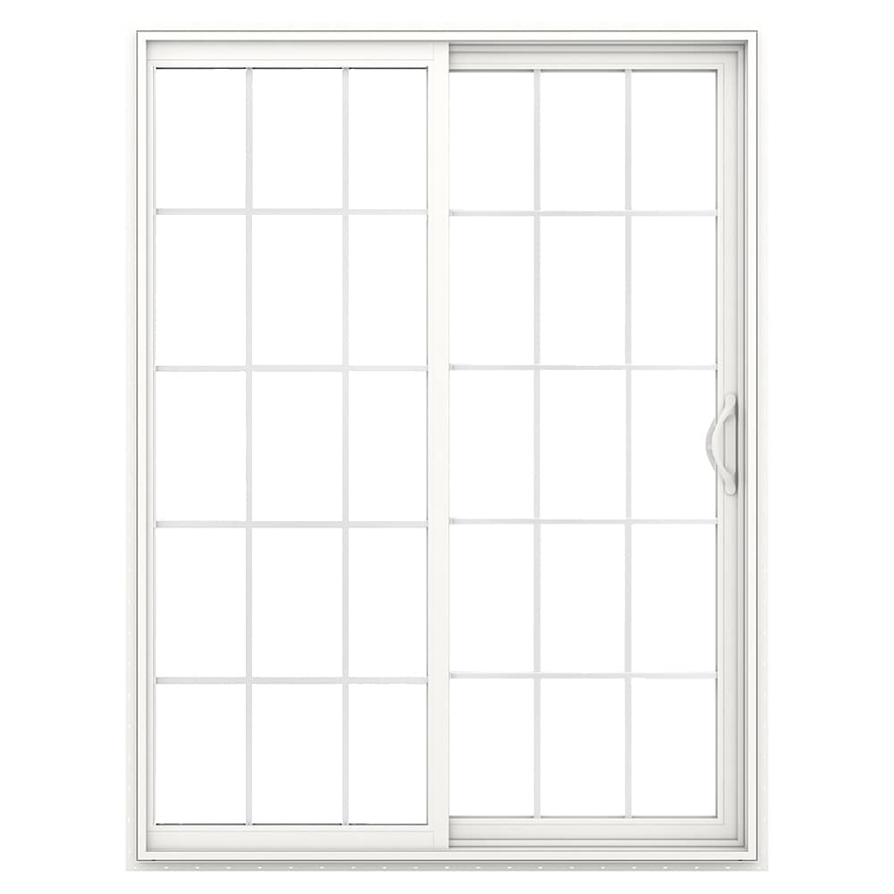 JELD-WEN 72-in x 80-in Vinyl Sliding, Right-hand sliding – primary product view