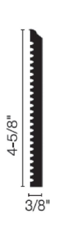 Flexco Cappuccino 4.625-in x 96-in Vinyl Floor Base