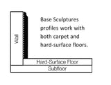 Flexco Black Brown 4.5-in x 96-in Vinyl Floor Base
