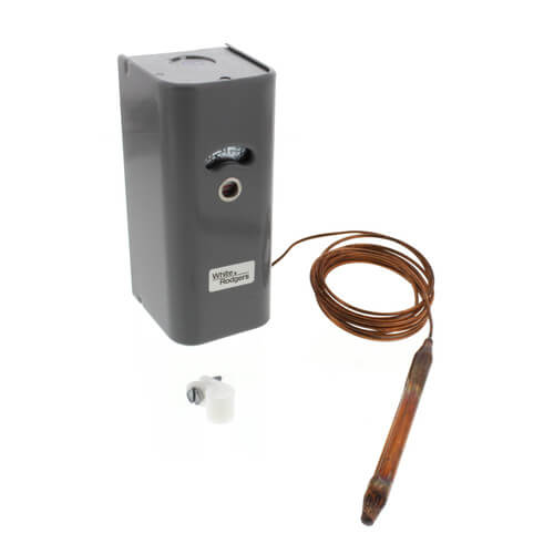 White Rodgers 1687-9 temperature controller - detail view (Differential: 4.5° to 40°F; Switch Action: SPDT)