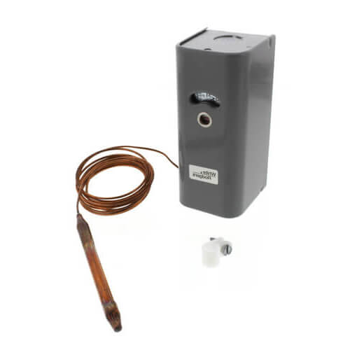 White Rodgers 1687-9 temperature controller - front view (Differential: 4.5° to 40°F; Switch Action: SPDT)