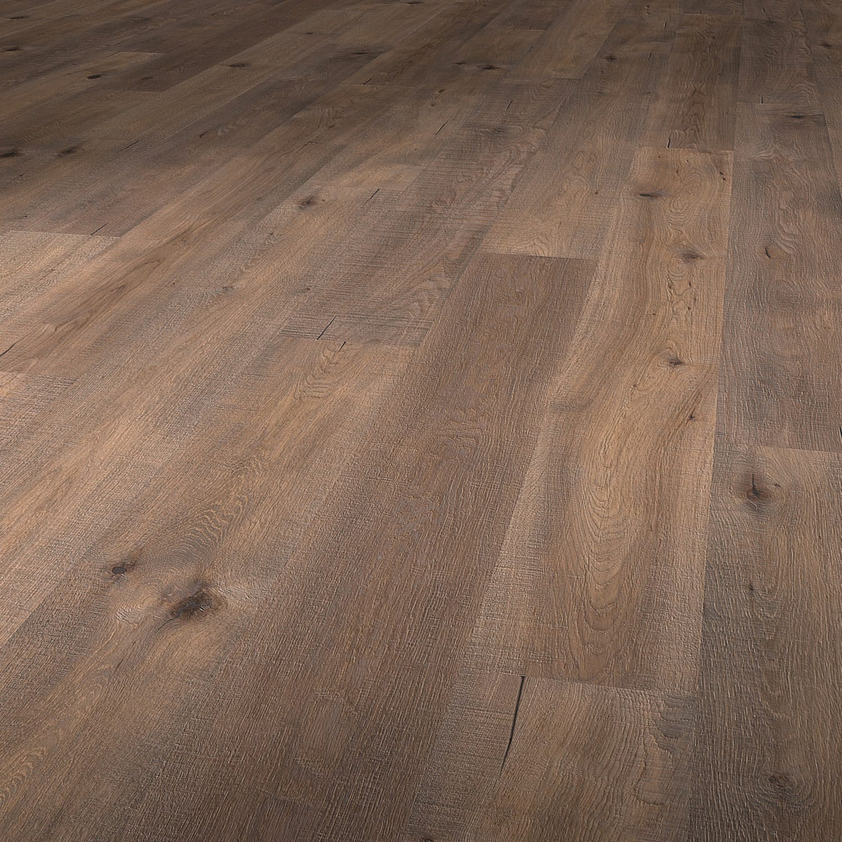 Flooors by LTL Oak Brown hardwood flooring — carton and plank detail