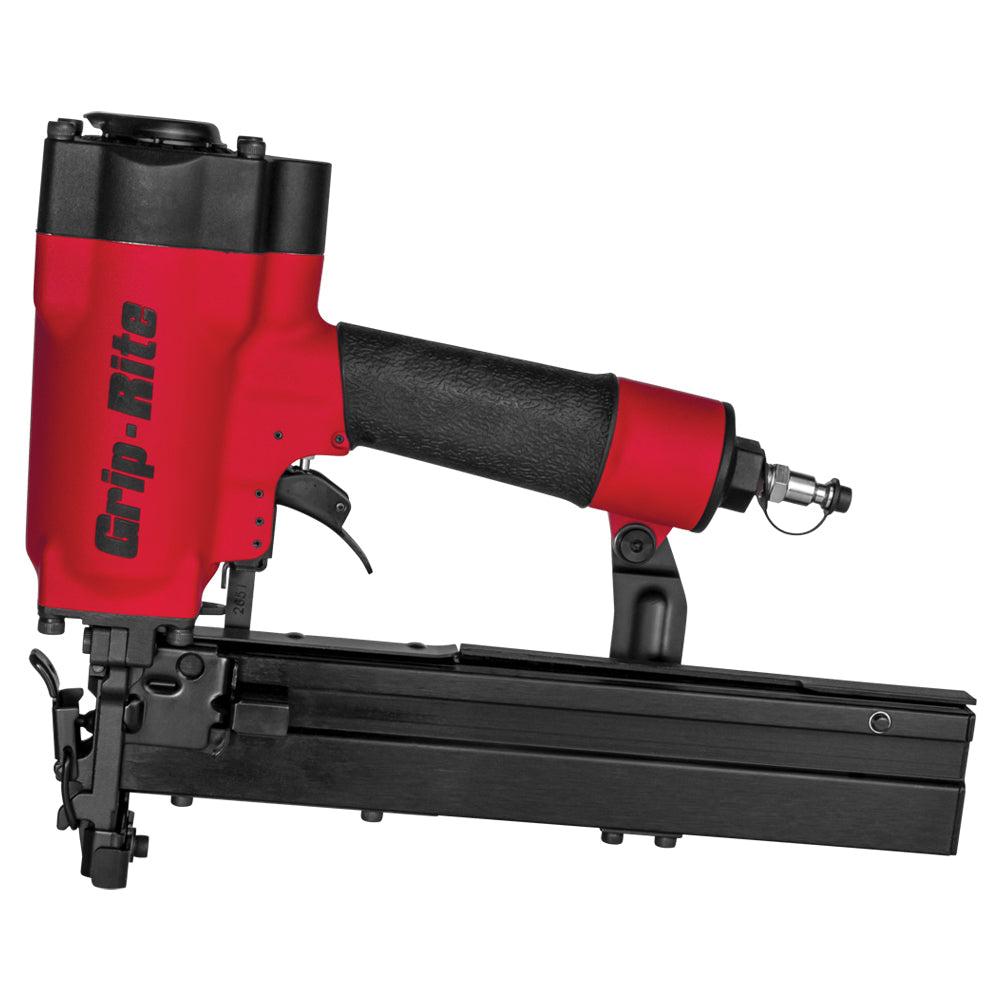 GR Industrial 16-Gauge 2 in. Medium Crown Stapler, 7/16 in. EZ-CLEAR Nose