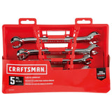 Craftsman 6 Point Metric Flare Nut Wrench Set, 5 Piece
