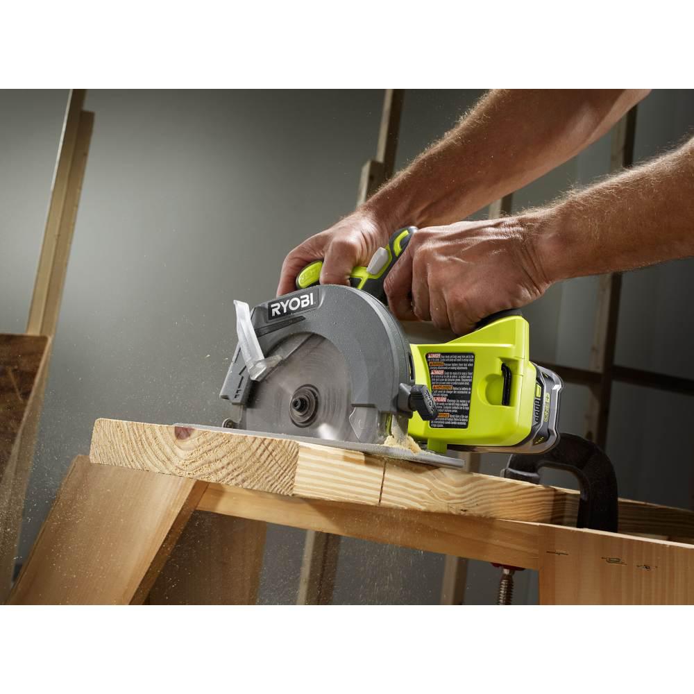 18-Volt ONE+ Cordless 6-1/2 in. Circular Saw (Tool Only) - Super Arbor