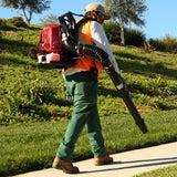 Shindaiwa 210 MPH 695 CFM  79.2 cc Gas 2-Stroke Engine Backpack Leaf Blower with Hip Throttle