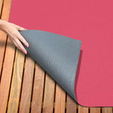 Indoor/Outdoor Carpet with Rubber Marine Backing - Pink 6' x 10' - Several Sizes Available - Carpet Flooring for Patio, Porch, Deck, Boat, Basement or Garage