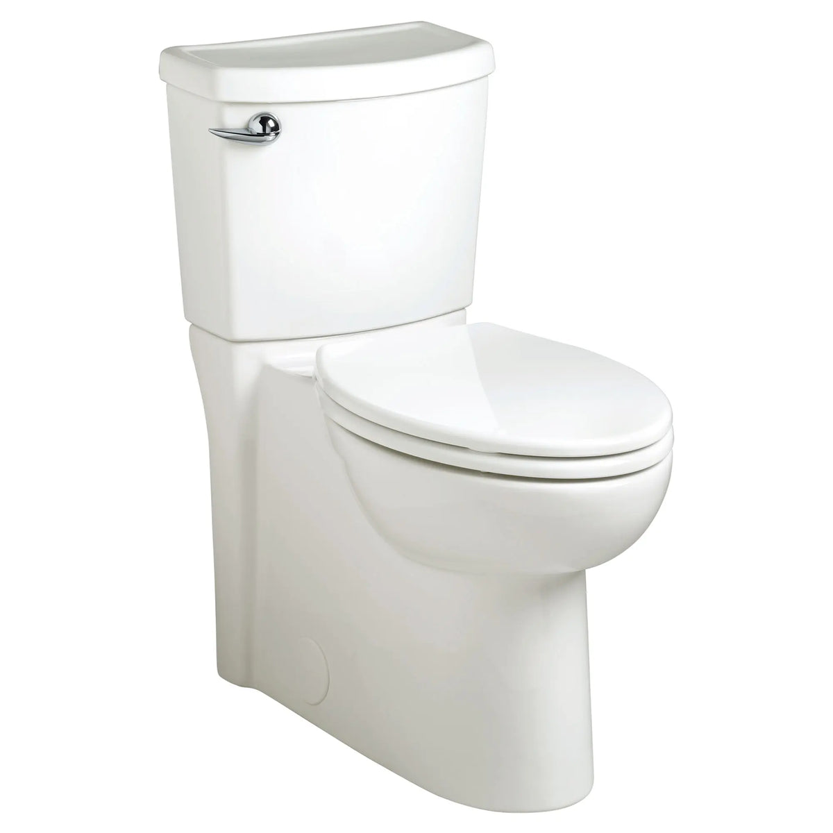 American Standard Cadet 3 White Round Standard Height 2-Piece Toilet, 12-in Rough-In