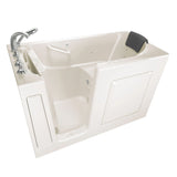 American Standard Gelcoat Premium Series 60 in. Left-Hand Walk-In Whirlpool and Air Bathtub in White