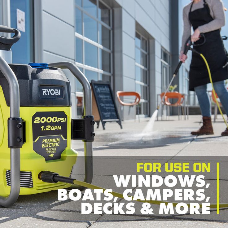 RYOBI 2000 PSI 1.2 GPM Cold Water Electric Pressure Washer