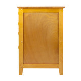 Winsome Wood Studio Honey 4-Drawer 18.27-in File Cabinet