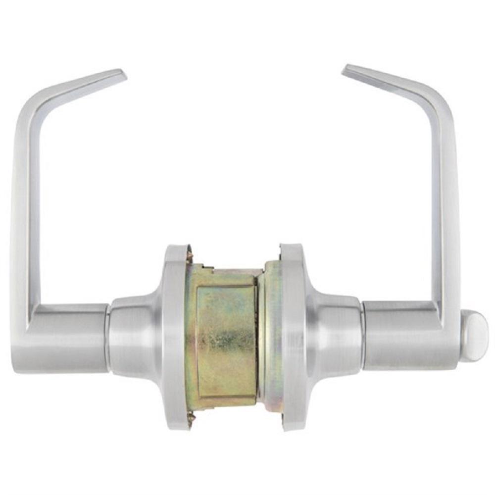 Commercial 2-3/4 in. Satin Chrome Privacy Bed/Bath Door Lever - Super Arbor