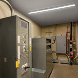 4 ft. 220-Watt Equivalent Integrated LED White Commercial Strip Light Fixture 4000K High Output 5500 Lumens