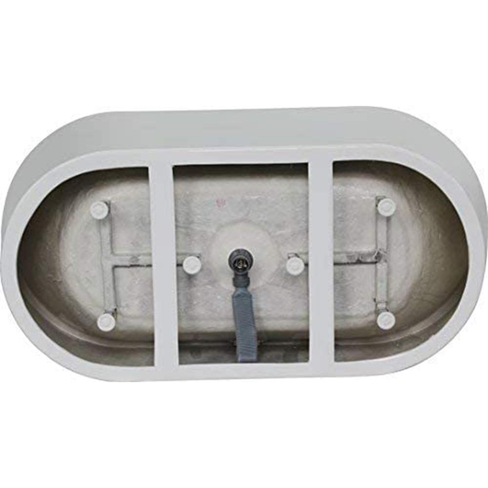 Bordeaux 54 in. Acrylic Flatbottom Freestanding Bathtub in White - Super Arbor