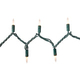 GE String-A-Long 50-Count 10.2-ft Clear Incandescent Plug-In Christmas String Lights, Green Wire