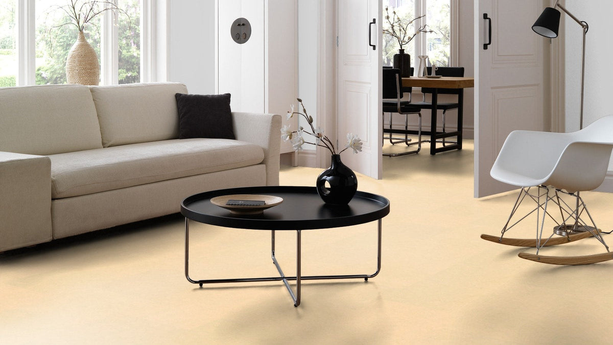 Forbo Flooring Systems Marmoleum Cinch Loc Seal Barbados 10-mm T x 12-in W x 12-in L Waterproof Tile Look Laminate Flooring (6.78-sq ft / Carton)