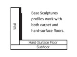 Flexco Almond 0.375-in T x 4.5-in W x 96-in L Vinyl Cove Base