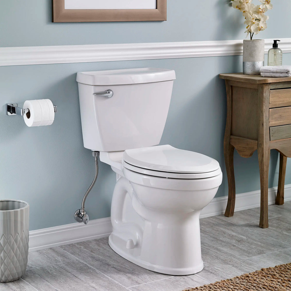 American Standard Champion 4 White WaterSense Elongated Chair-Height 2‑Piece Toilet, 12-in Rough-In (2793128NTS.020)