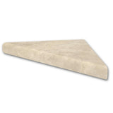 15 in. Corner Shelf Niche in Calacatta White - Super Arbor