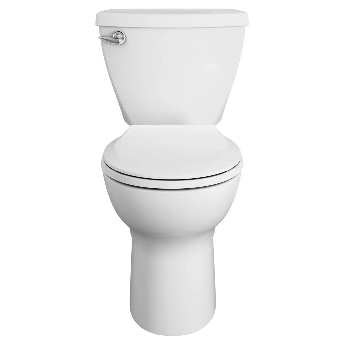American Standard Cadet 3 White WaterSense Round-Front Chair Height 2-Piece Toilet, 10-in Rough-In