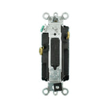 15 Amp Decora Plus Commercial Grade Single Pole Rocker Switch, Black - Super Arbor