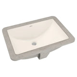 American Standard Studio Rectangular Undermount Bathroom Sink, White, 19-3/4 x 13-3/4 in