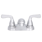 Foundations 4 in. Centerset 2-Handle Bathroom Faucet in Chrome - Super Arbor