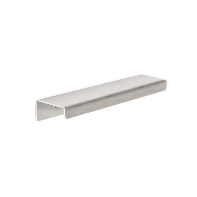 Richelieu 4-in (102mm) Center to Center Stainless Steel Rectangular Edge Drawer Pull