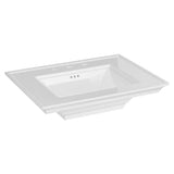 American Standard Town Square S 8 in. Widespread Pedestal Sink Basin in White
