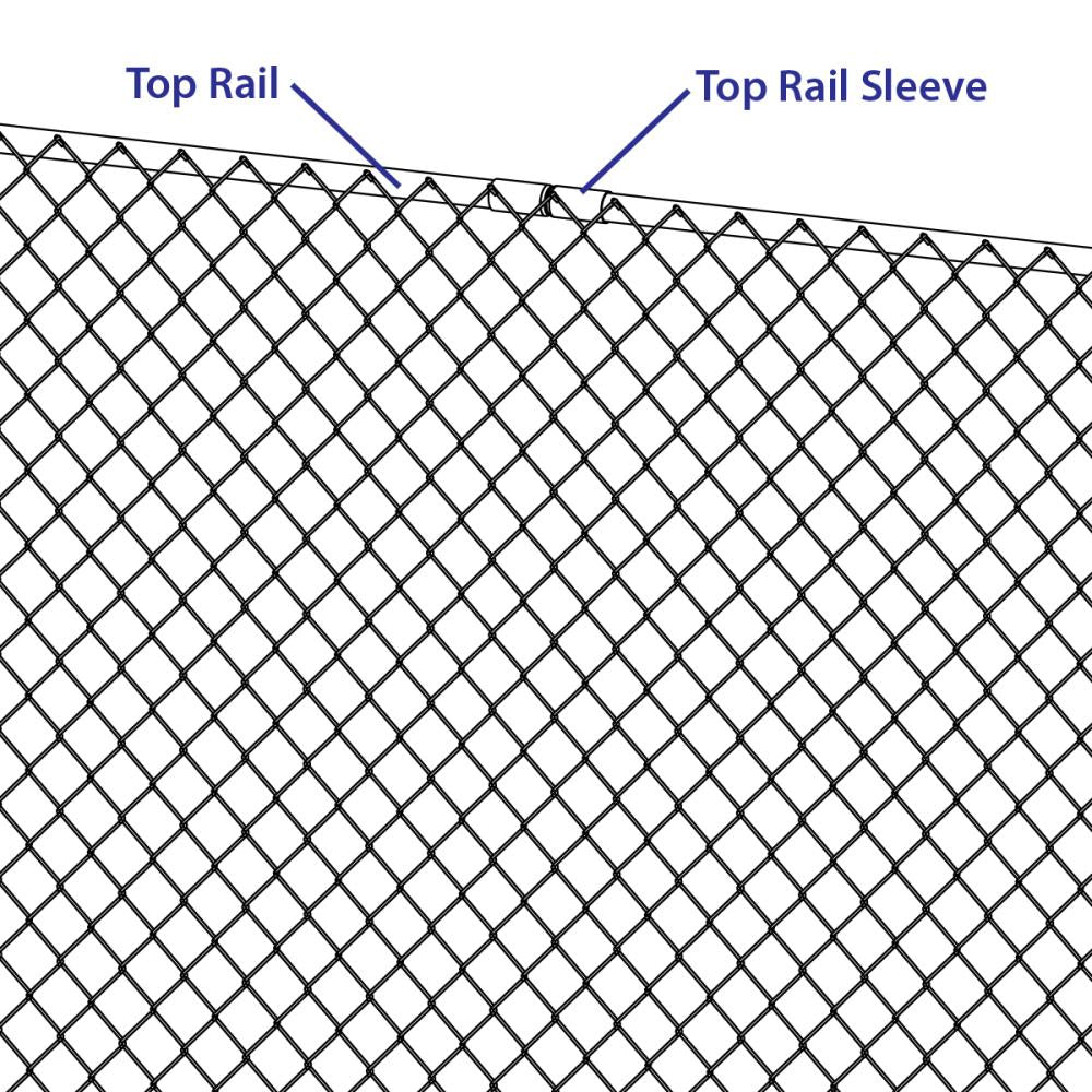 Blue Hawk Accessory Uncoated Metal For Chain-link Fence
