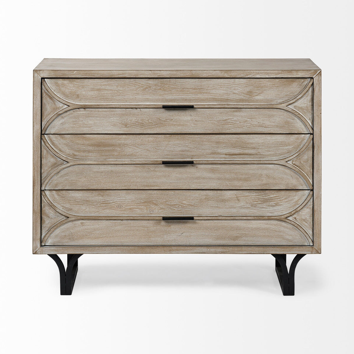 Mercana Giselle Brown Fir 3-Drawer Accent Chest
