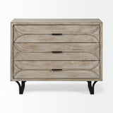 Mercana Giselle Brown Fir 3-Drawer Accent Chest