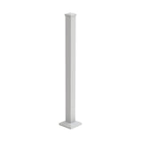 Freedom 2.5-in x 2.5-in x 4-ft White Aluminum Deck Post