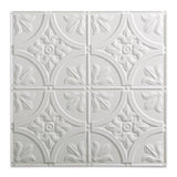 Fasade 2-ft x 2-ft Traditional 2 Gloss White PVC Drop Ceiling Tile (5-Pack, 20-sq ft / Case)