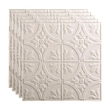 Fasade 2-ft x 2-ft Traditional 2 Gloss White PVC Drop Ceiling Tile (5-Pack, 20-sq ft / Case)