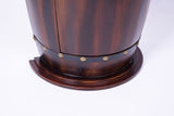 Vintiquewise 5-Bottle Brown Wood Stackable Wine Cabinet