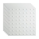 Fasade 2-ft x 2-ft Dome Matte White PVC Drop Ceiling Tile (5-Pack, 20-sq ft / Case)