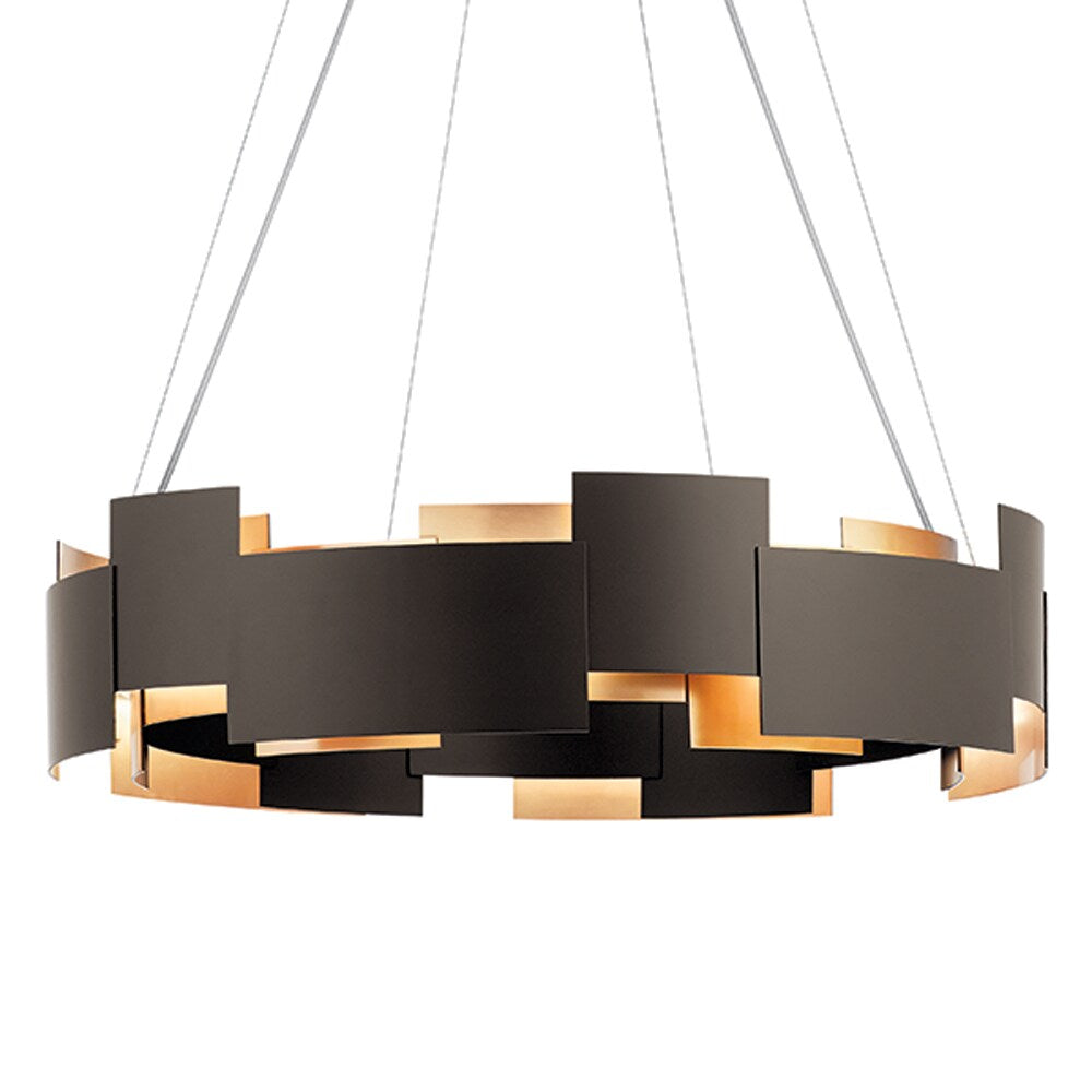 Kichler Moderne 1-Light Bronze Modern/Contemporary Led Chandelier