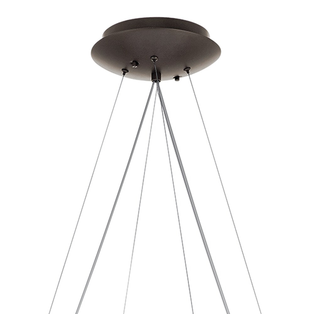 Kichler Moderne 1-Light Bronze Modern/Contemporary Led Chandelier