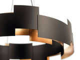 Kichler Moderne 1-Light Bronze Modern/Contemporary Led Chandelier