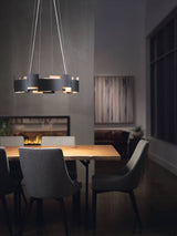 Kichler Moderne 1-Light Bronze Modern/Contemporary Led Chandelier