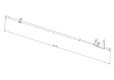 Project Source 28-in to 48-in Bronze Steel Sash Rod with Finials