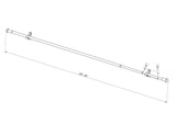 Project Source 28-in to 48-in Bronze Steel Sash Rod with Finials