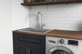 Ruvati Brushed Stainless Steel Drop-In Laundry Sink 25-inch x 22-inch