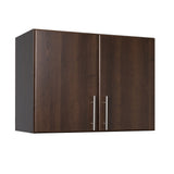 Prepac Elite 96-in W x 89-in H Wood Composite Espresso Freestanding Utility Storage Cabinet
