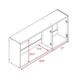 Prepac Elite 54-in W x 24-in H Wood Composite White Wall-mount Utility Storage Cabinet
